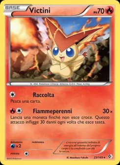 Victini card in Italian