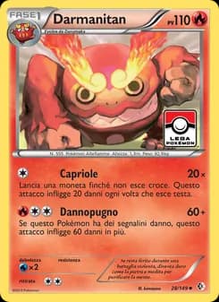 Darmanitan card in Italian