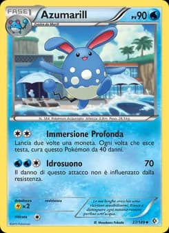 Azumarill card in Italian