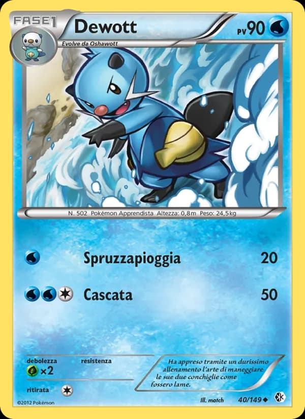 Dewott card in Italian