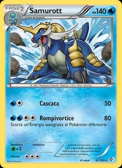 Samurott card in Italian