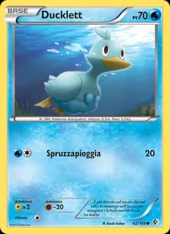 Ducklett card in Italian