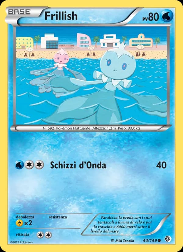 Frillish card in Italian