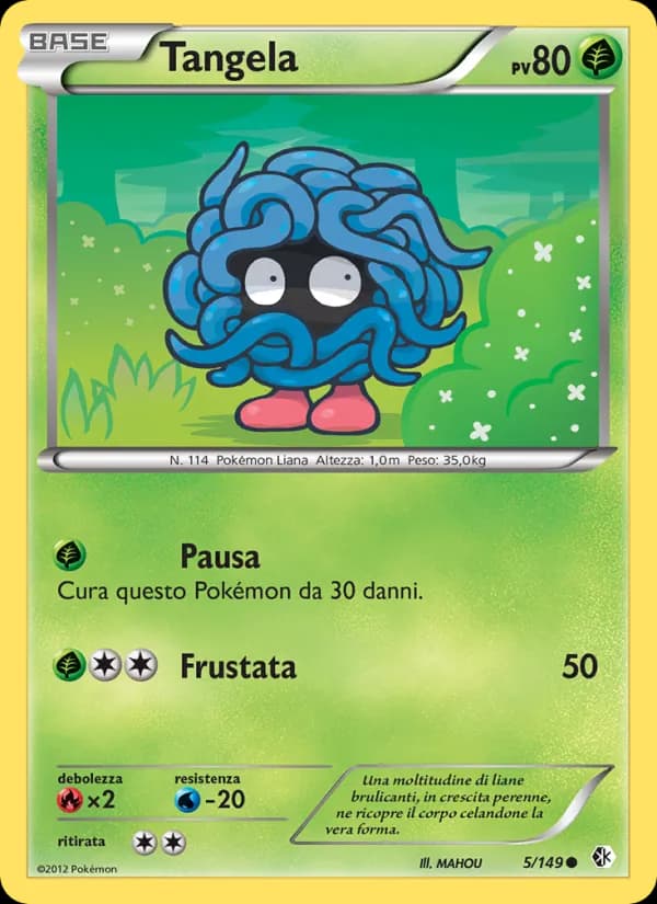 Tangela card in Italian