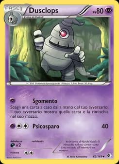 Dusclops card in Italian