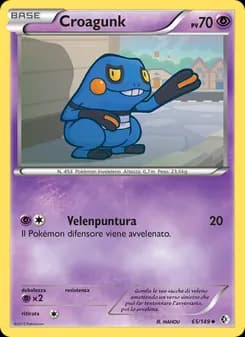 Croagunk card in Italian