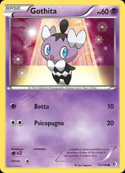 Gothita card in Italian
