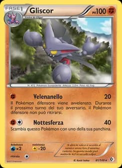 Gliscor card in Italian