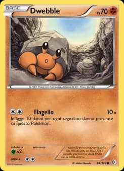 Dwebble card in Italian