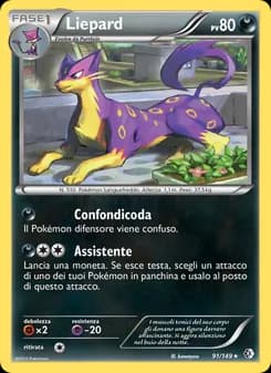 Liepard card in Italian