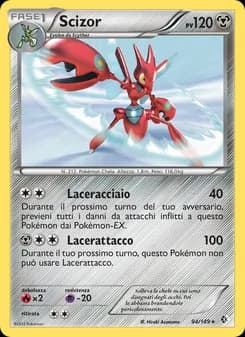 Scizor card in Italian