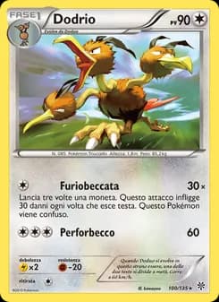 Dodrio card in Italian
