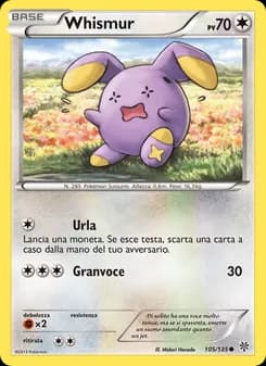 Whismur card in Italian