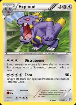 Exploud card in Italian