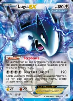 Lugia-EX card in Italian
