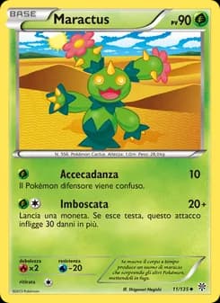 Maractus card in Italian