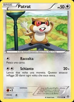 Patrat card in Italian