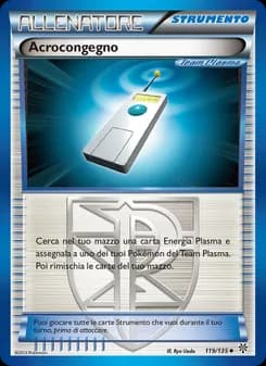 Acrocongegno card in Italian