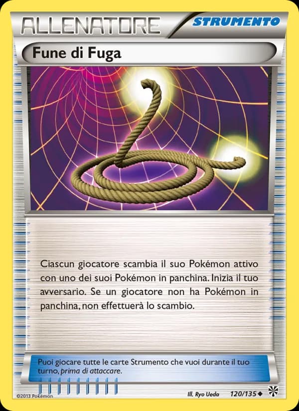 Fune di Fuga card in Italian