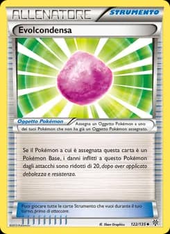 Evolcondensa card in Italian
