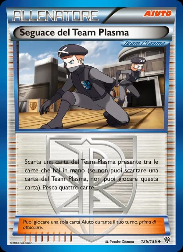 Seguace del Team Plasma card in Italian