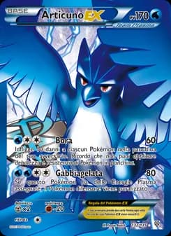Articuno-EX card in Italian