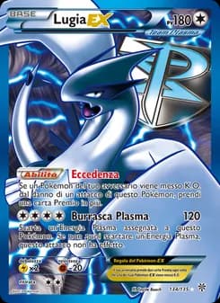 Lugia-EX card in Italian