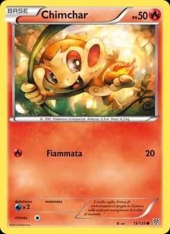 Chimchar card in Italian