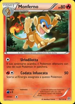 Monferno card in Italian