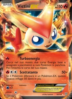 Victini-EX card in Italian