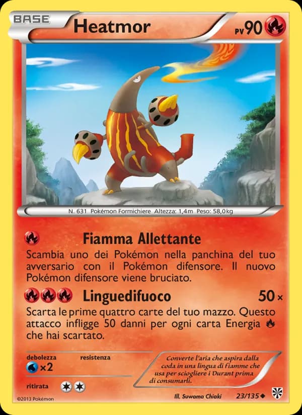 Heatmor card in Italian