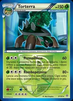 Torterra card in Italian