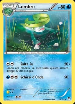 Lombre card in Italian