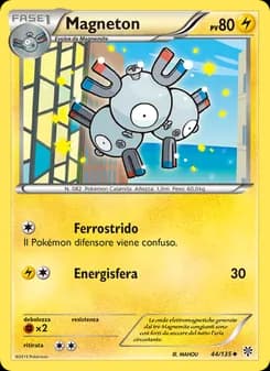 Magneton card in Italian
