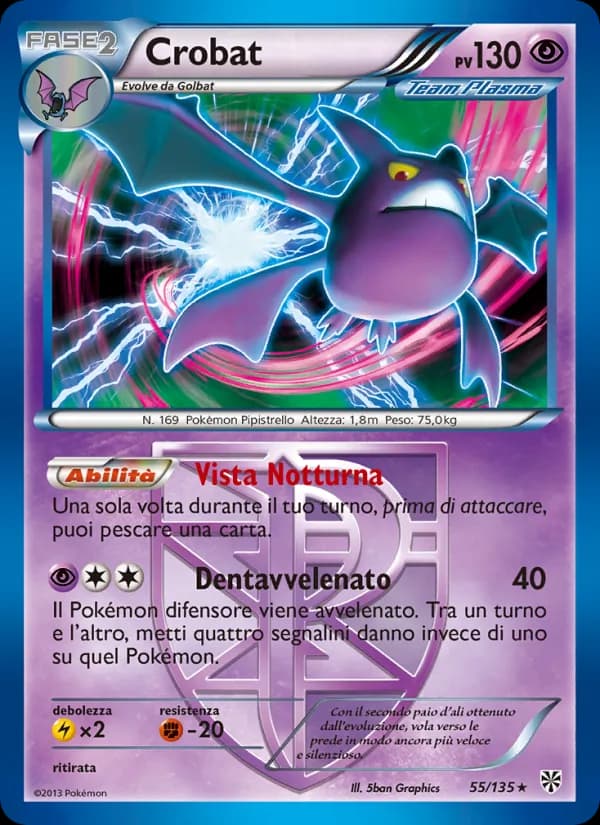 Crobat card in Italian