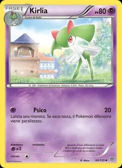 Kirlia card in Italian