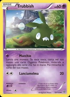 Trubbish card in Italian