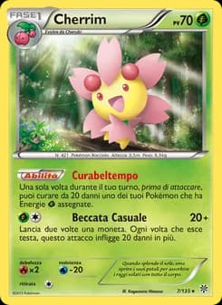 Cherrim card in Italian