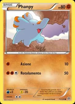 Phanpy card in Italian