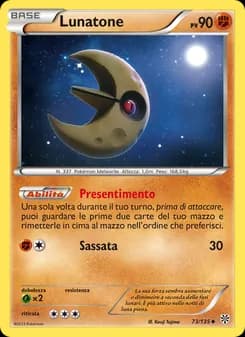 Lunatone card in Italian