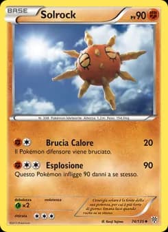 Solrock card in Italian