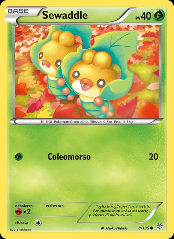 Sewaddle card in Italian