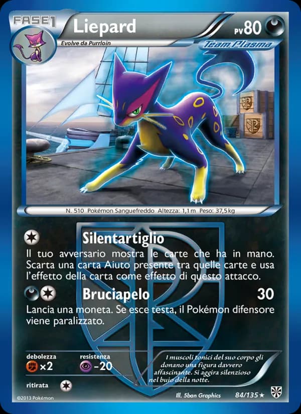 Liepard card in Italian
