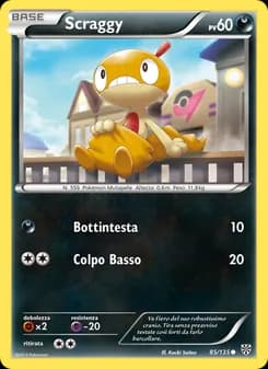 Scraggy card in Italian