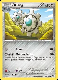 Klang card in Italian