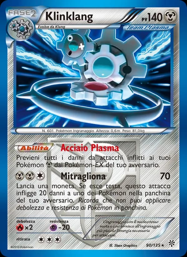 Klinklang card in Italian