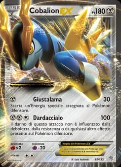 Cobalion-EX card in Italian