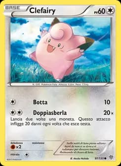 Clefairy card in Italian