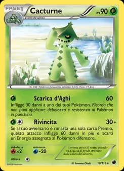 Cacturne card in Italian
