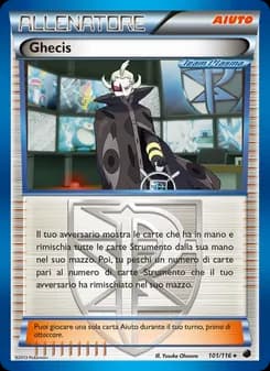 Ghecis card in Italian